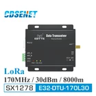E32-DTU-170L30 LoRa SX1278 170 МГц RS485 RS232 беспроводной Преобразователь Оригинальный CDSENET модуль vhf DTU сервер 170 м RF передатчик, 1 шт.