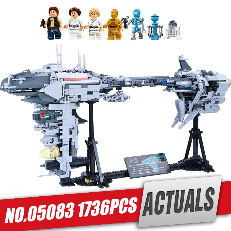 DHL 05083 Star Plan MOC войны серии Nebulon B спецодежда медицинская фрегат Набор строительных