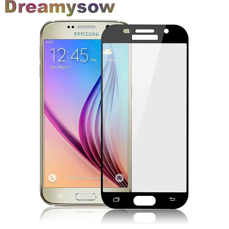 Защитная пленка на весь экран для samsung Galaxy A5 A7 A3 2017 и закаленное стекло A520F A320F A720F |