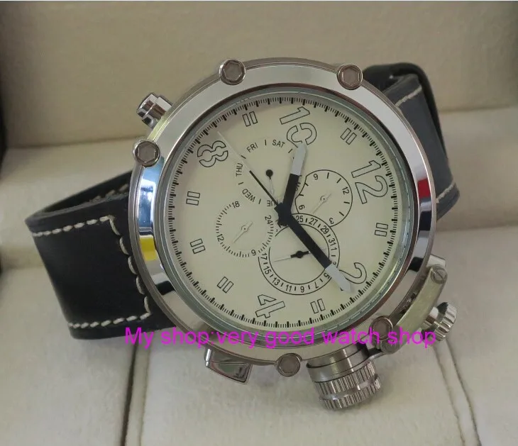 Часы наручные PARNIS Мужские автоматические многофункциональные механические с