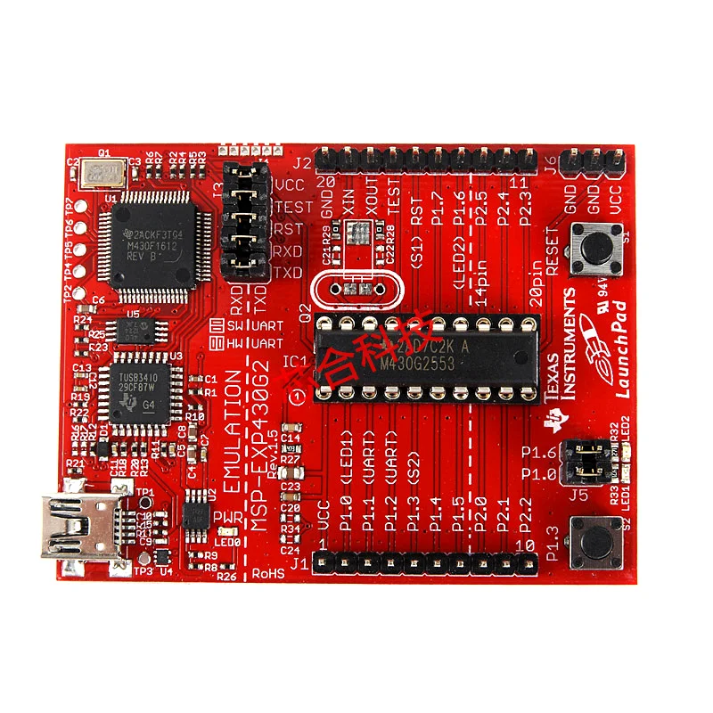 TI MSP430 LaunchPad Value Line Development kit MSP-EXP430G2 LaunchPad