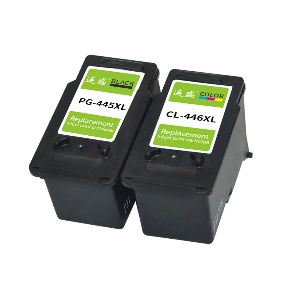 Сменный картридж для Canon PG445 2 шт./компл. сменный PG 445 CL 446 PIXMA MX494 MG2440 MG2540 445XL|ink