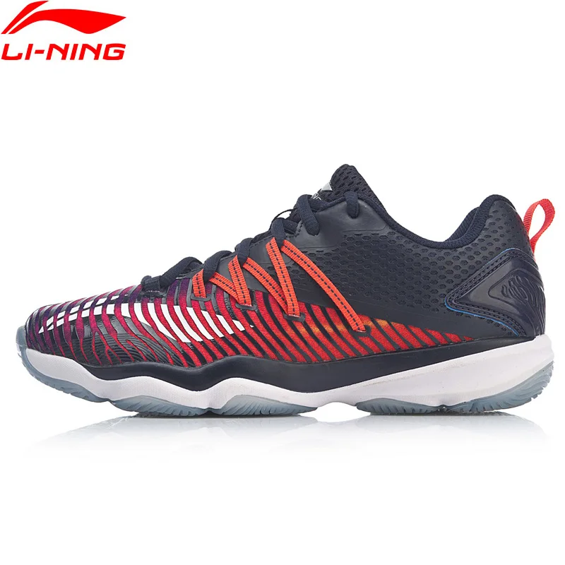 Женская тренировочная обувь для бадминтона Li-Ning нескользящая спортивная с