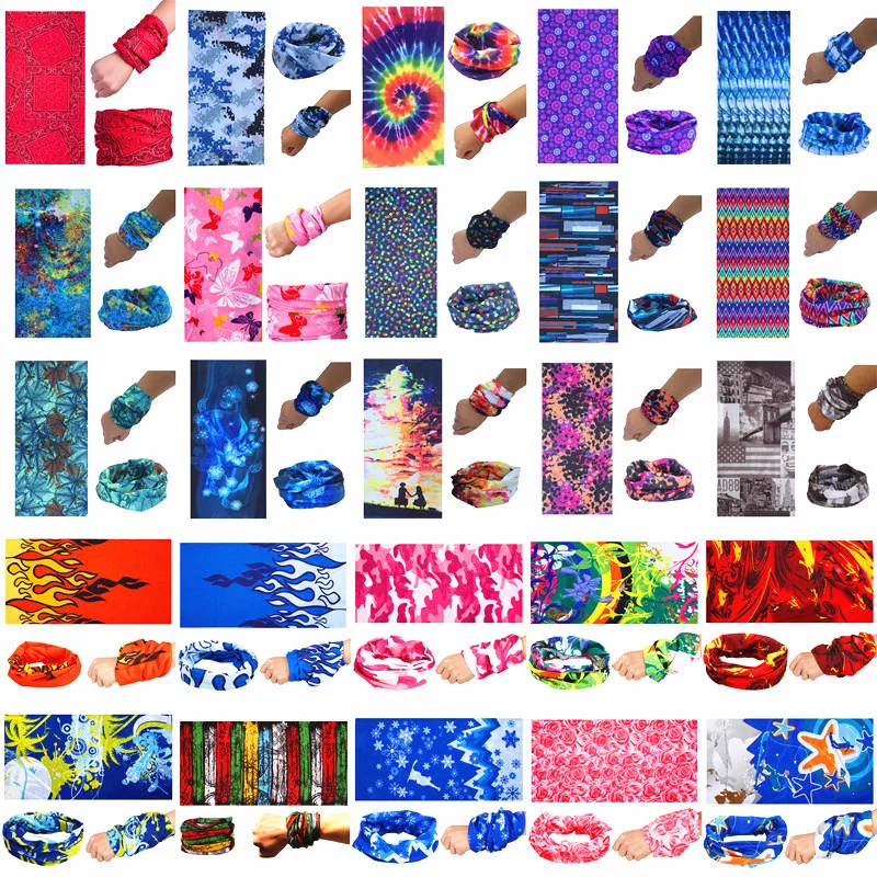 Маски для вечерние 3D бесшовный волшебный шарф маска шеи лица Призрачный Череп