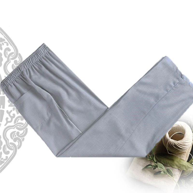 Брюки мужские в китайском стиле традиционные штаны кунг фу размеры L XL XXL XXXL