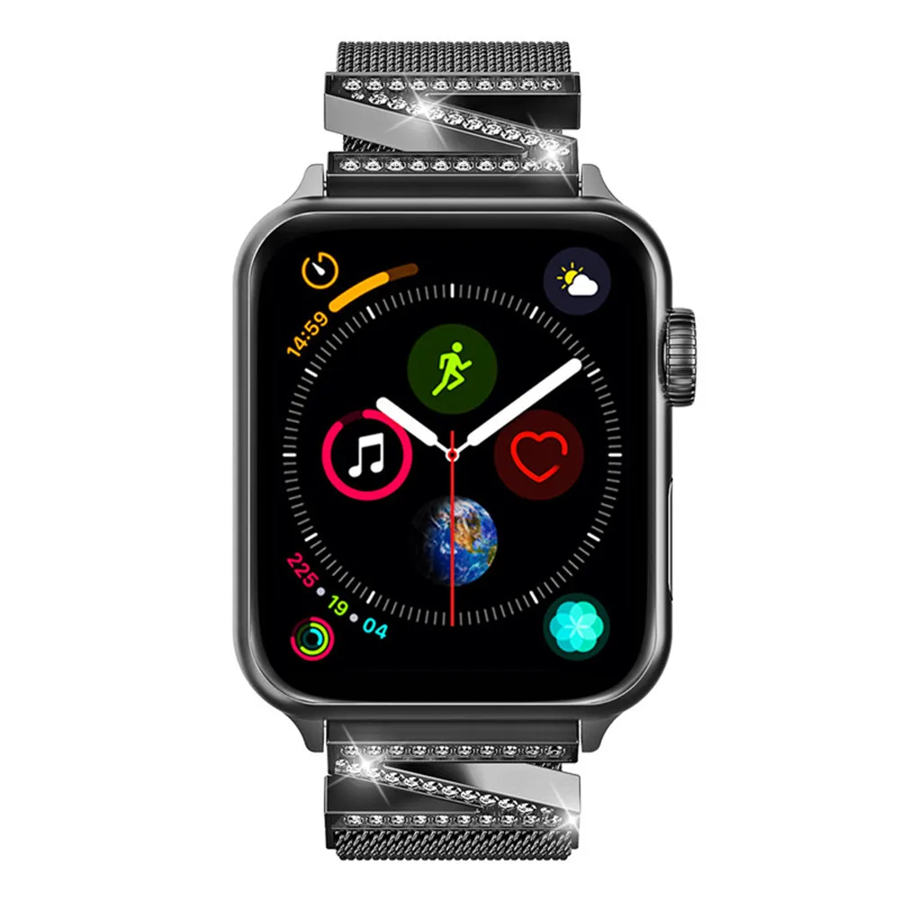 Браслет Миланская петля для Apple Watch 4 Z 40 мм 44 Наручные часы