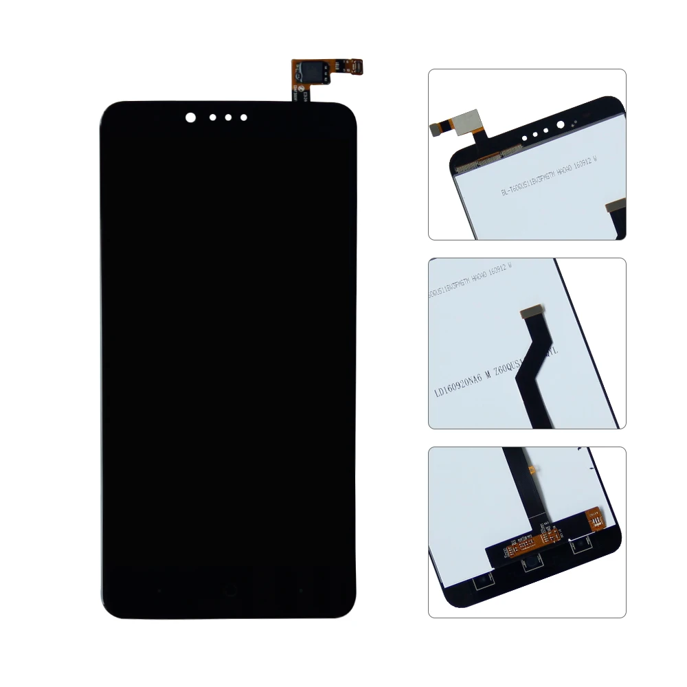 Для ZTE Zmax Pro Z981 ЖК дисплей Дисплей кодирующий преобразователь сенсорного экрана в