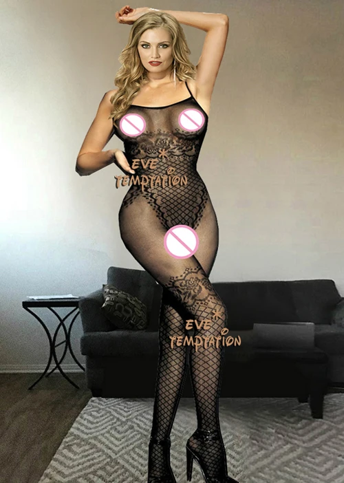 Женское боди в стиле Babydoll Сетчатое с цветочным рисунком интимная продукция
