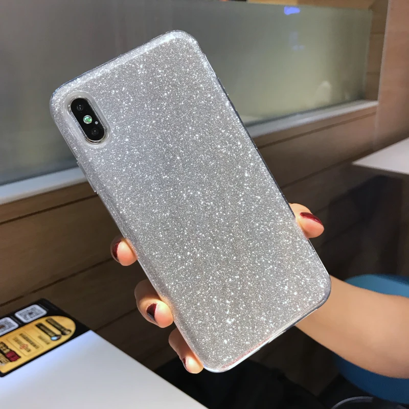 Роскошный блестящий Блестящий Мягкий чехол со звездами для iphone Xs Max, Силиконовый противоударный чехол для iphone XR 11 Pro Max, чехол для девочек