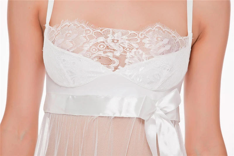 Атласная Женщины Сексуальное Женское Белье Горячей Ночное Пижамы Ночная Сорочка