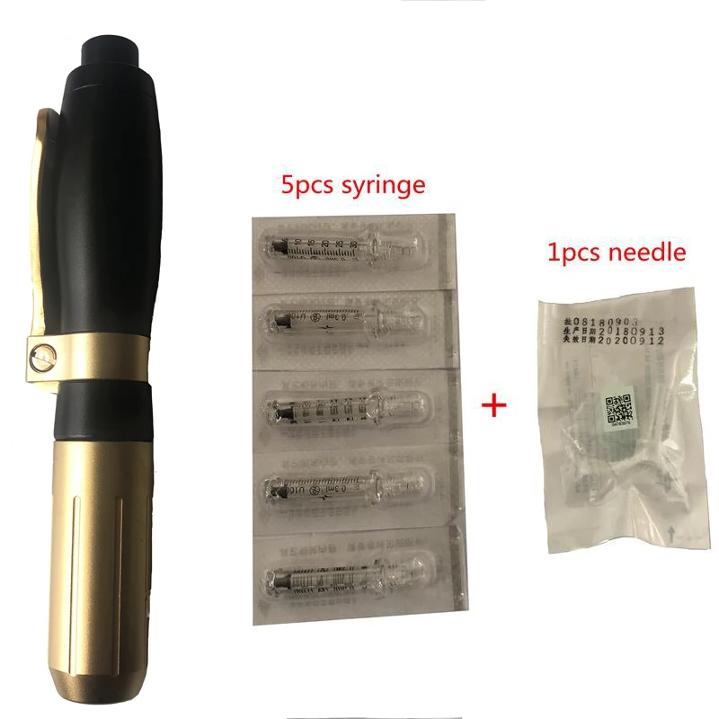 

NEW High Pressure Hyaluronic Acid Pen High density metal For Anti Wrinkle Lifting Lip hyaluron gun atomizer hyaluron pen