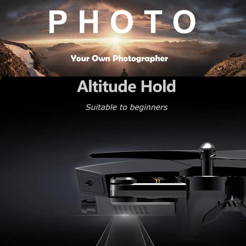 Оригинальный беспилотник БПЛА Quadcopter высоты самолета держать USB зарядка Headless