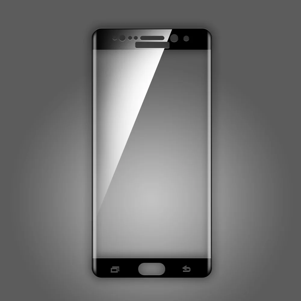 Черный Защитная пленка 3D для экрана samsung Galaxy Note FE для samsung Note 7 Fan Edition, полное покрытие, защитное закаленное стекло(E0621 - Цвет: Черный
