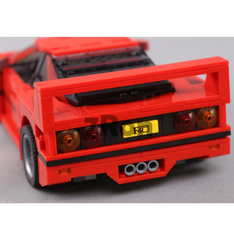 001 21004 ferrarie F40 спортивный автомобиль модель строительные блоки Наборы Кирпичи