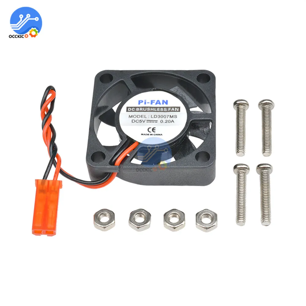 Кулер для Raspberry Pi Model B + / 2/3 1 шт. 5 В а | Электроника