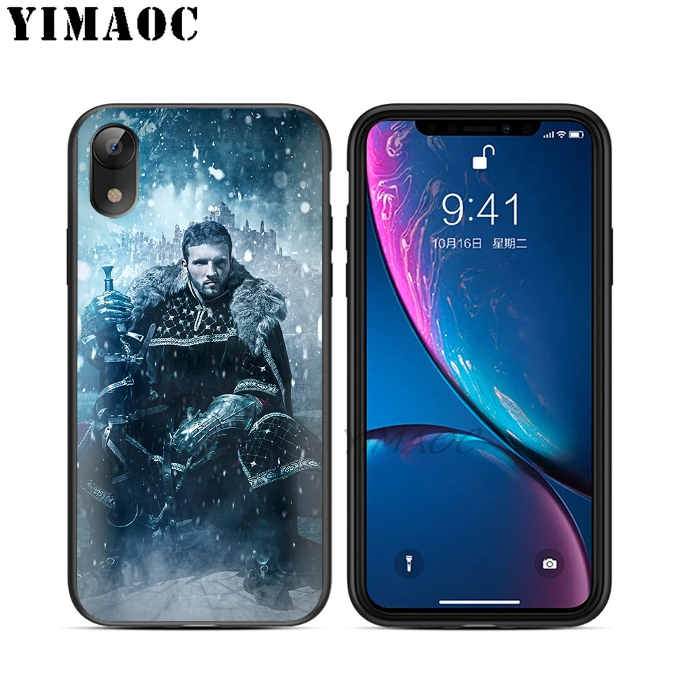 YIMAOC мягкий черный силиконовый чехол из ТПУ для iPhone X или 10 8 7 6 6S Plus 5 SE Xr Xs Max |
