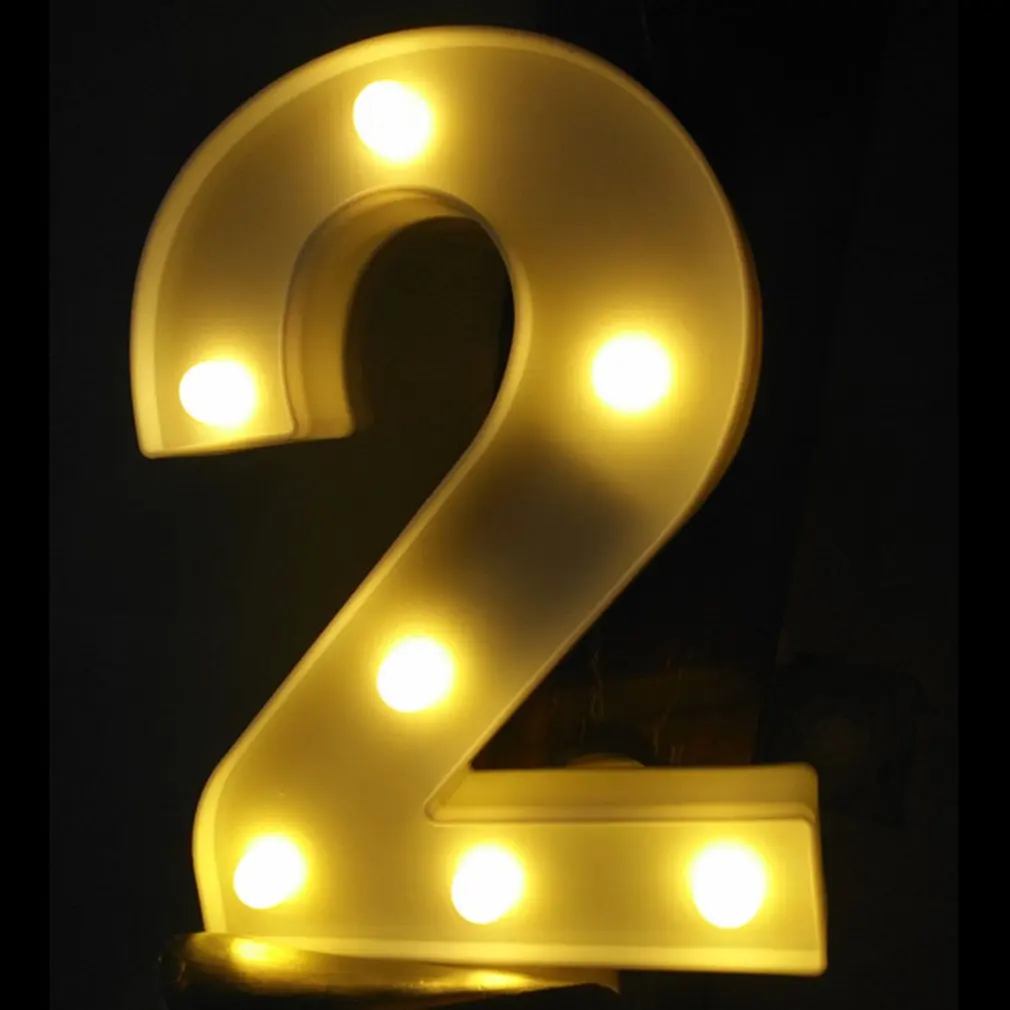 INS Горячая английская буквенная лампа Светодиодная моделирующая свадебное