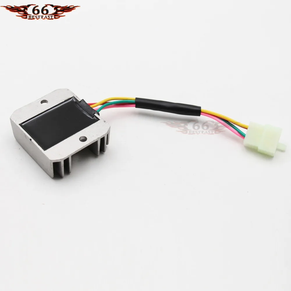4 проводной регулятор напряжения выпрямитель GY6 150 200 250cc ATV Dirt Bike Мопед скутер