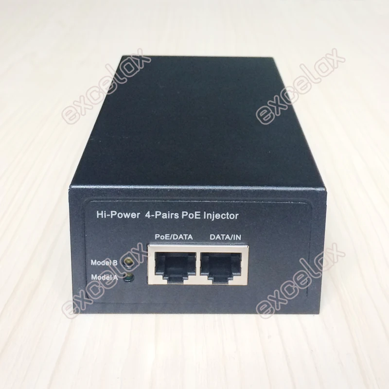 1000 м гигабитный Однопортовый IEEE802.at 4 пары 56 в 60 Вт AC100 ~ 240 В высокомощная сеть PoE