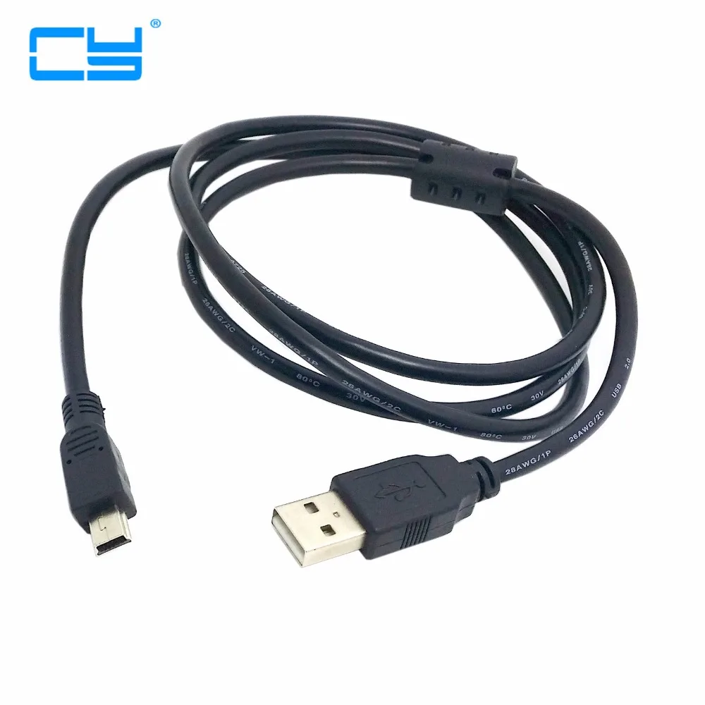 

Кабель USB 2,0 Type A/Mini B, 3 м, 10 футов, 5 контактов, для зарядки и передачи данных, адаптер для MP3, MP4, GPS, камеры, сотового телефона