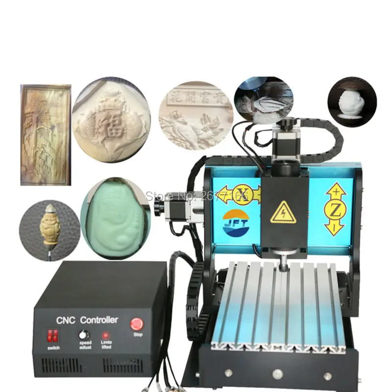 3020 Фрезерный СТАНОК С ЧПУ Гравировка Бурения Станок Параллельный Порт 110 В 600 Вт 4