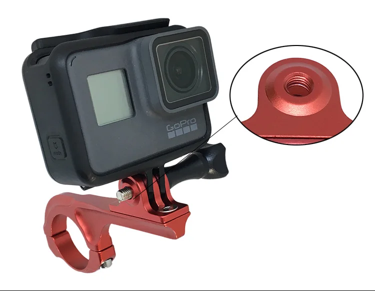Крепление на руль велосипеда держатель для сиденья для Go pro Gopro Hero 7 6 5 4 Session SJCAM SJ4000 Xiaomi Yi 4K Eken h9 камера