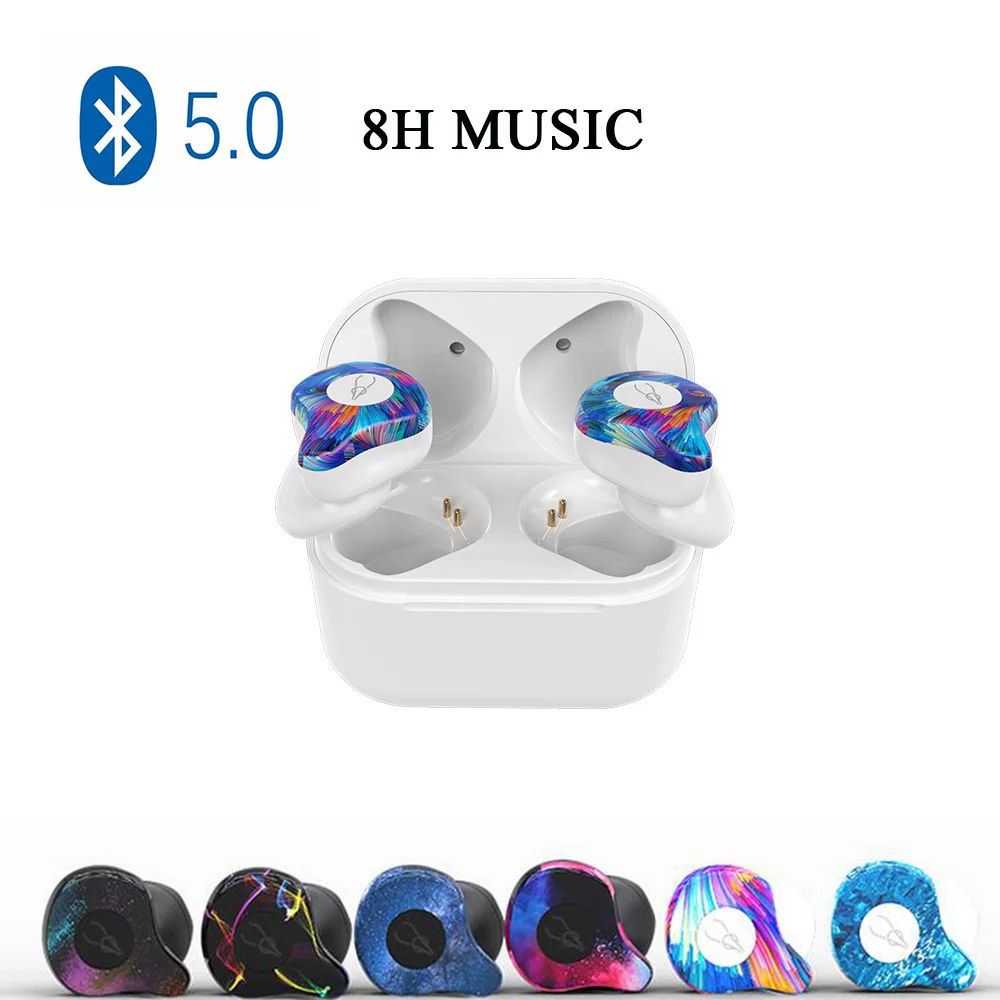 Bluetooth 5 0 Наушники Профессиональные Близнецы мини 3D стерео звук Невидимый
