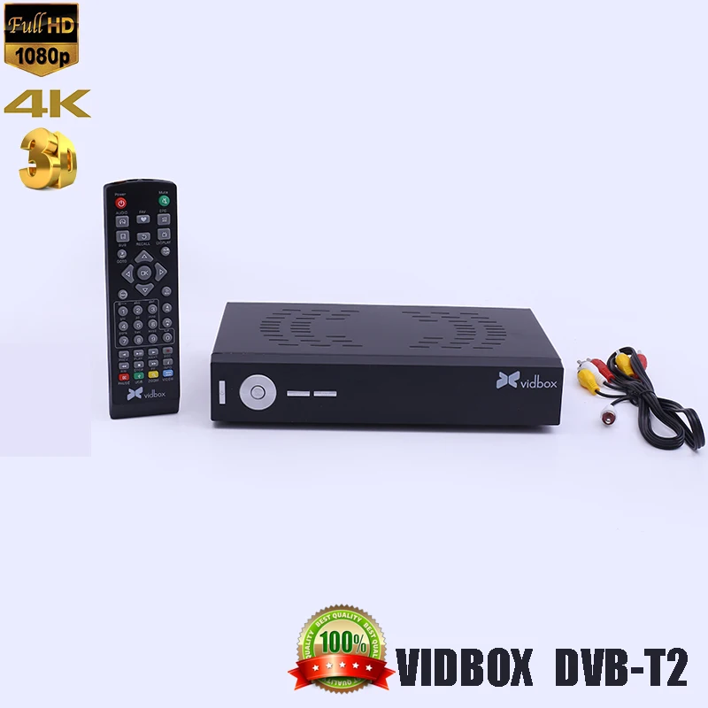 Vidbox HD цифровой DVB T2 Поддержка MPEG4 формат цифрового ТВ оригинальная коробка vidbox