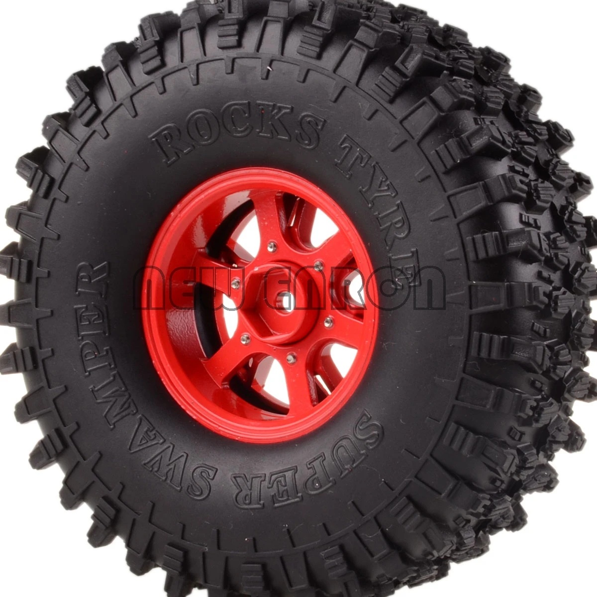 

NEW ENRON 4P Aluminum 1.9" Beadlock Wheel Rims 120mm Super Swamper Tyre Tires RC RACING 1/10 Axial SCX10 90046 D90 TRX-4 D110