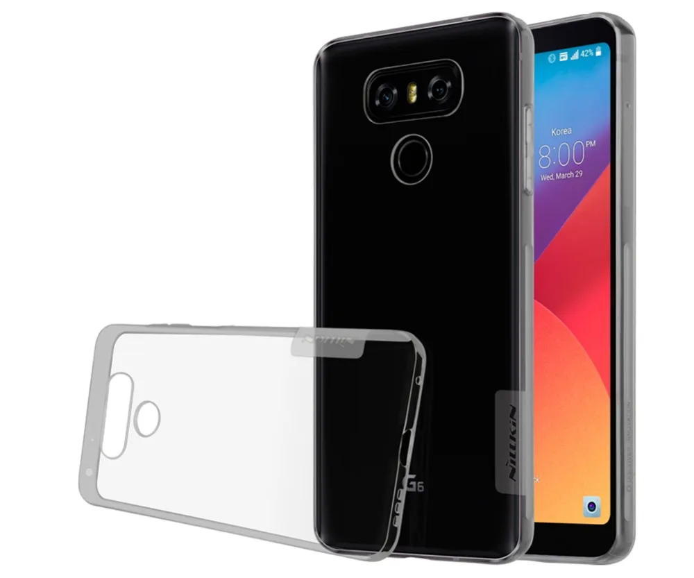 NILLKIN для lg g6 тонкий ТПУ защитный чехол мобильного телефона Нескользящие случае