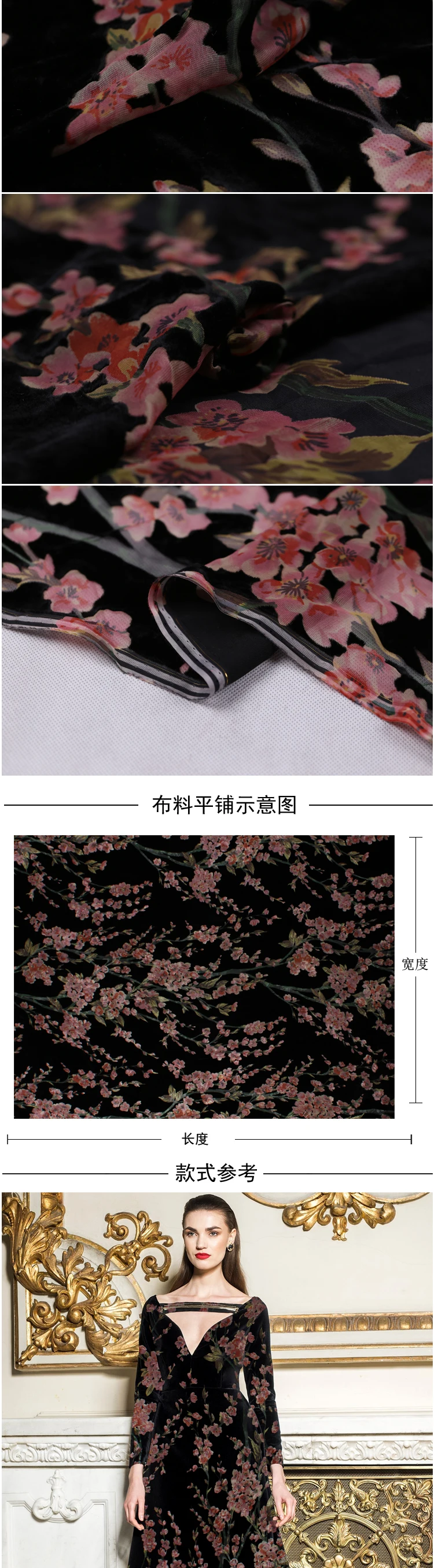 Telas algodon 3d шелковая бархатная ткань цветы tessuto velours thermocollant tissu japonais платье костюм хлопок ткань метр замша ткань трикотаж жаккардовая ткань бархат ткань трикотаж ткань Ткань ткани