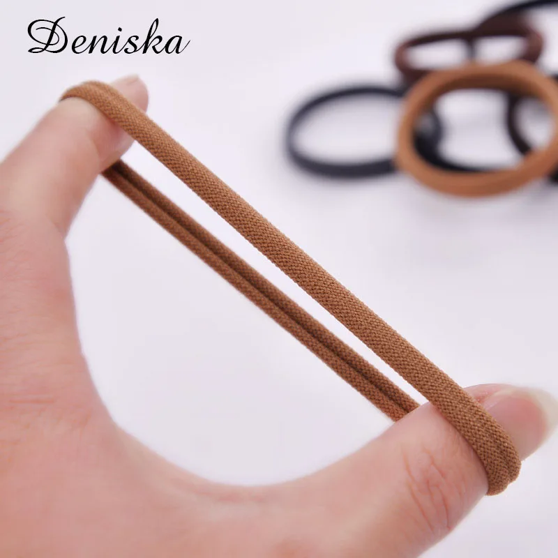 Одна упаковка высококачественных эластичных ободков для волос из хлопка для женщин и девочек, резиновые аксессуары, резинки-резинки, 10 стилей.