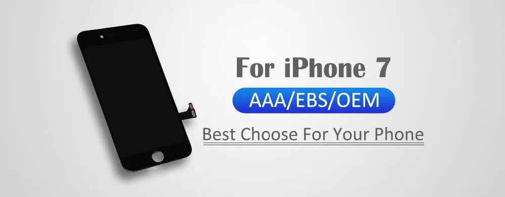 Elekworld новая технология ebs-pro качество для iphone 7 ЖК-дисплей без битых пикселей экран дигитайзер сборка с OEM яркость
