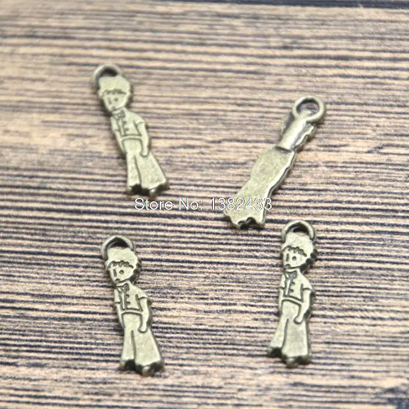 30 шт Маленький принц Подвески бронзового тона Маленький принц подвеска 22х6 мм