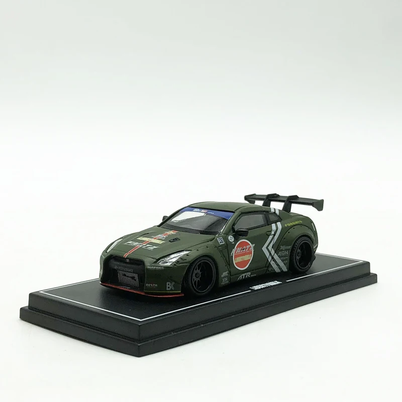 1: 64 литья под давлением сплав металла Nissan Gtr-lb Япония Бог войны широкая