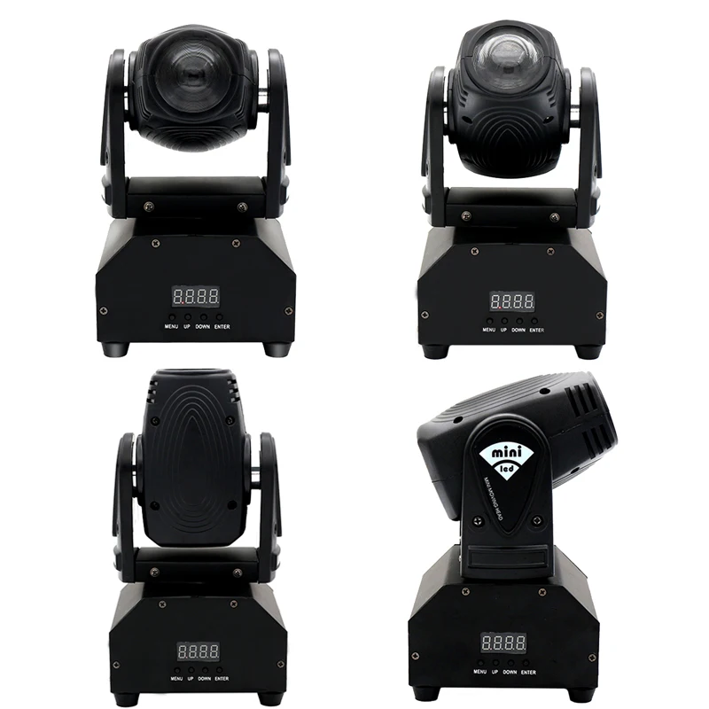 

4 Pcs/lot LED Beam Mini Moving Head Light RGBW 10W Cree Led Lamp DMX 13 Channels DJ Light for Bar Home Party Club Wedding