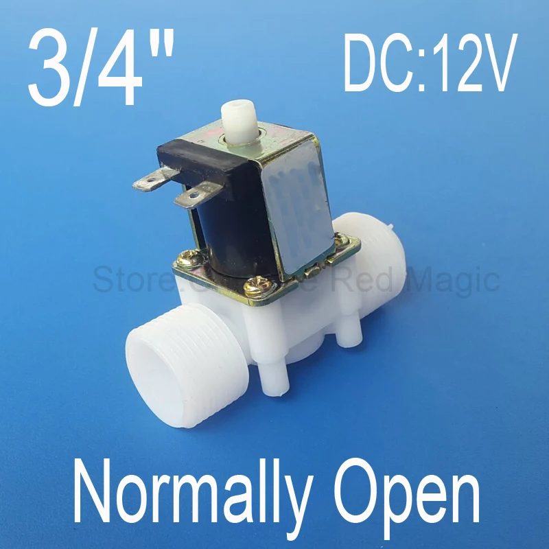 Нормально открытый электромагнитный клапан 1/4 ''Электрический магнитный