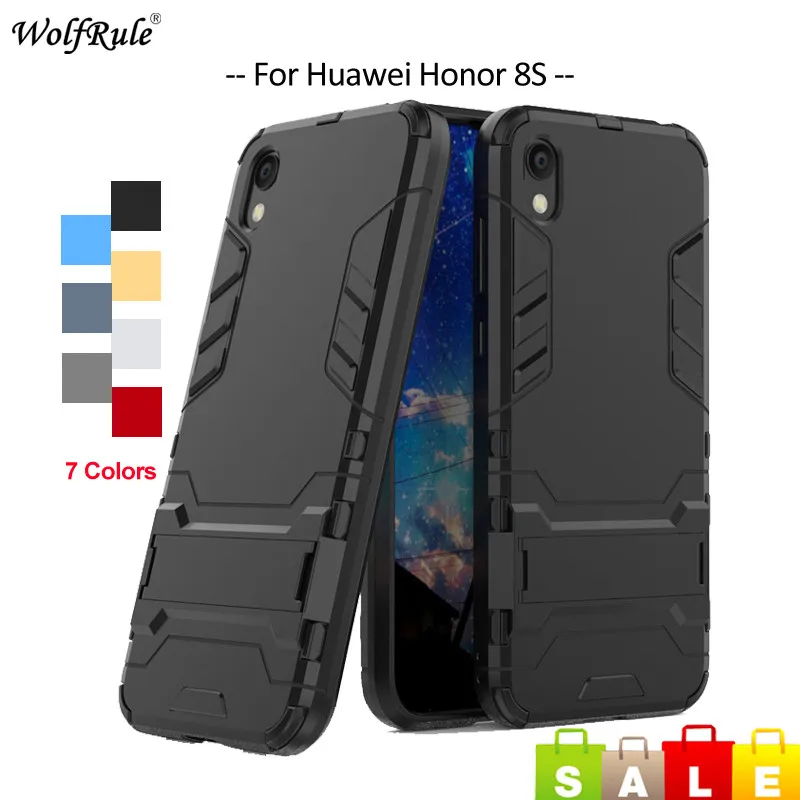Чехол для Huawei Honor 8S чехол из ТПУ и поликарбоната защитный бампер задней панели