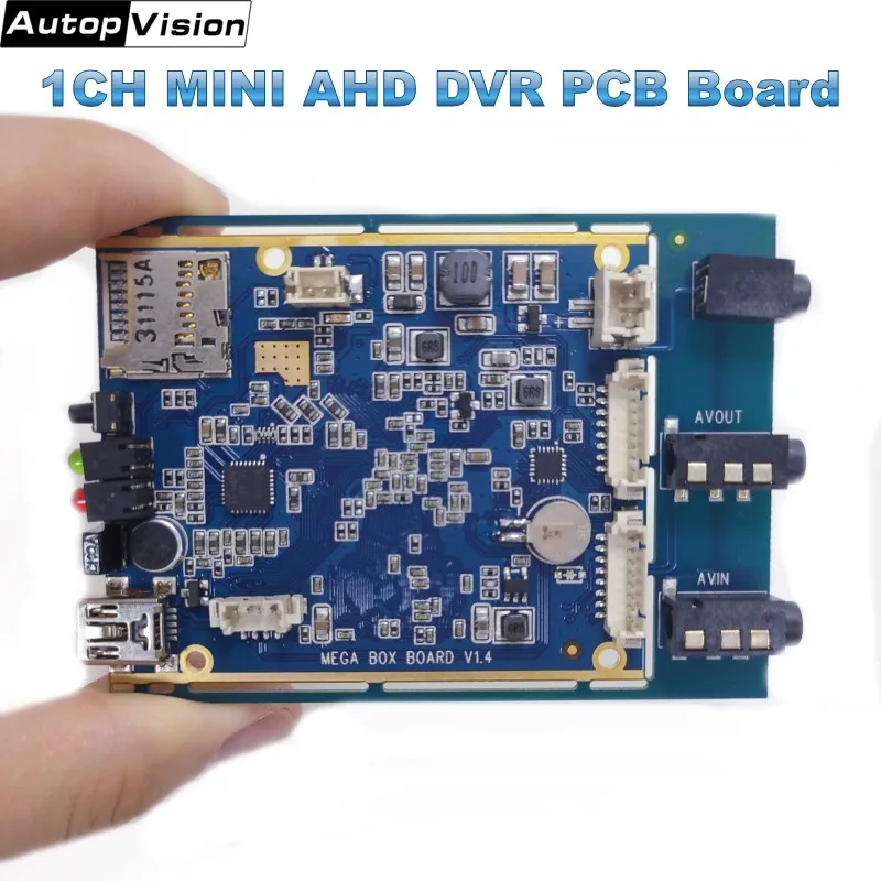 

Digital 1CH AHD DVR PCB Board 720P Real time 1CH mini dvr module support 128GB sd Card Security Digital Video Recorder X-box