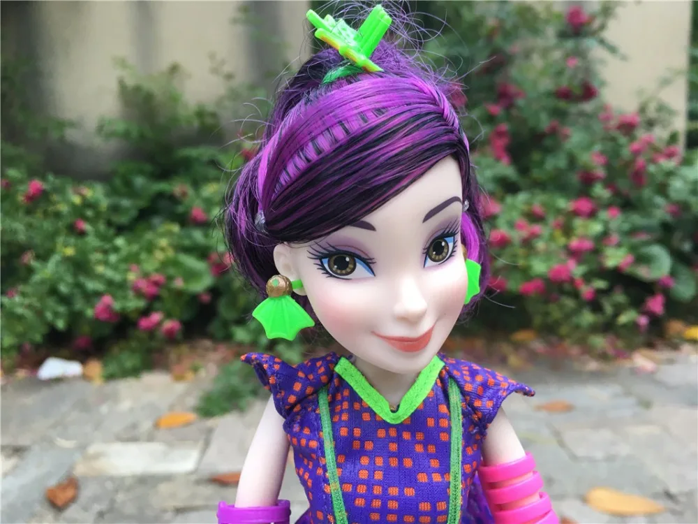 Disney Descendants неоновые огни шар 11 &quot/28 см Mal Isle of the Lost Action Figure Toy Dolls New Free|Куклы| |