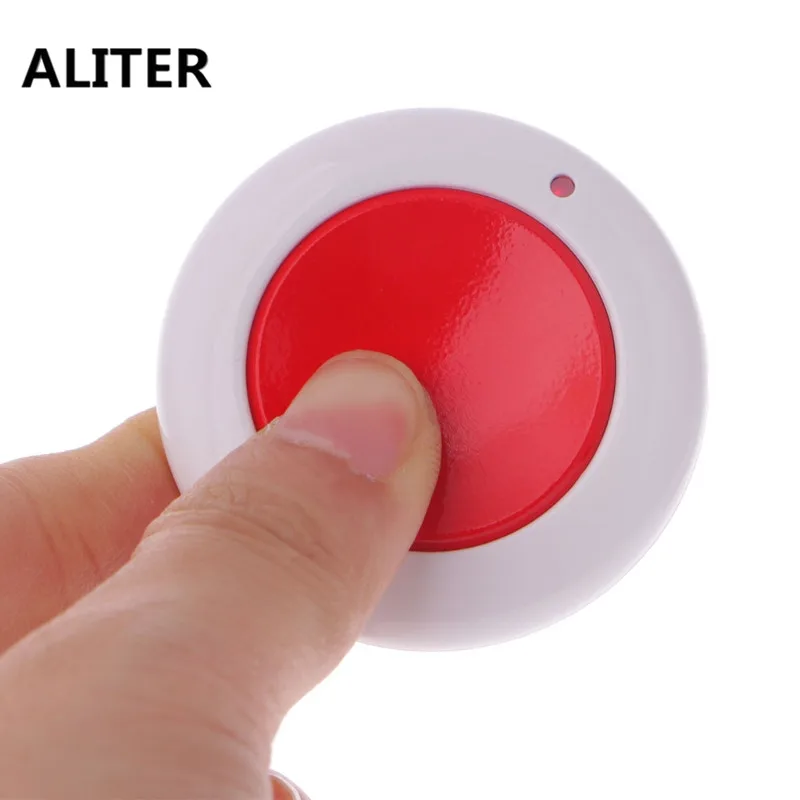 ALITER DC 9V 12V 24V 10A 1 Button 433MHz RF беспроводной пульт дистанционного управления круглый