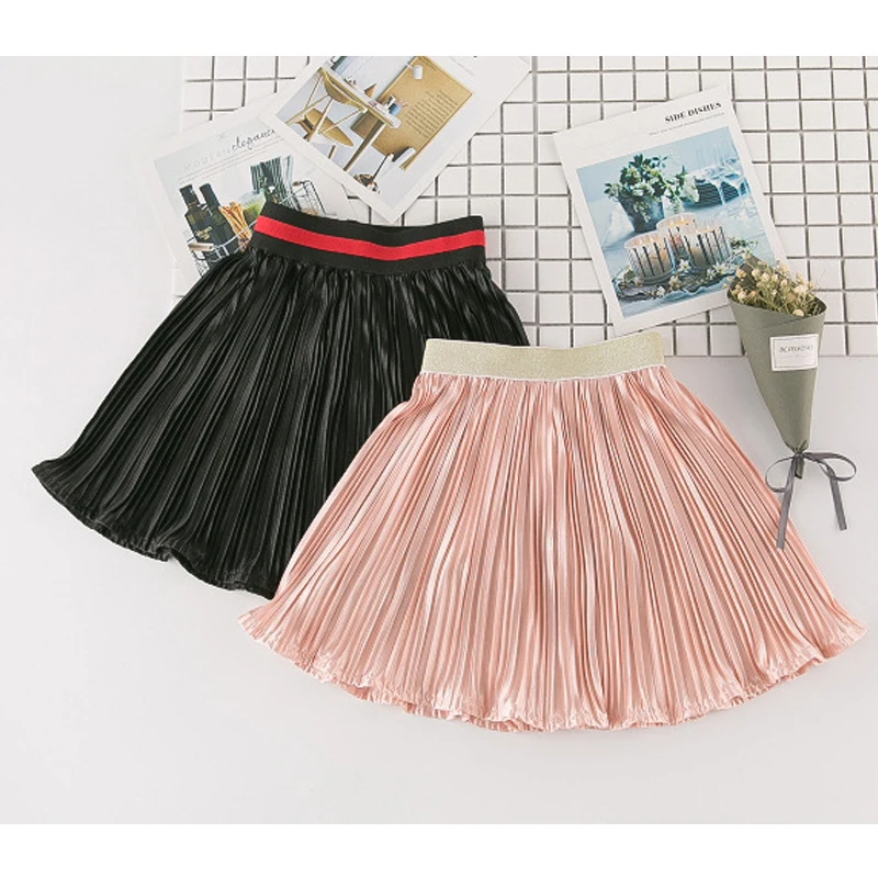 Плиссированная юбка для маленьких девочек детская Праздничная пачка принцессы