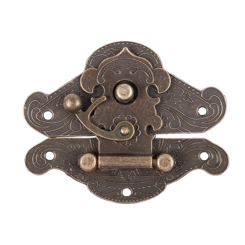 Старинная Ретро винтажная декоративная защелка деревянная шкатулка для