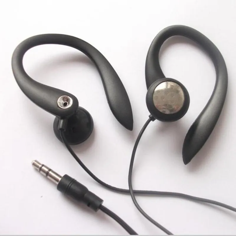 1000pcs Soft Hook Earbud Sports earphone Ear hook earphones For Tourist Guide System sprots musuem | Электроника