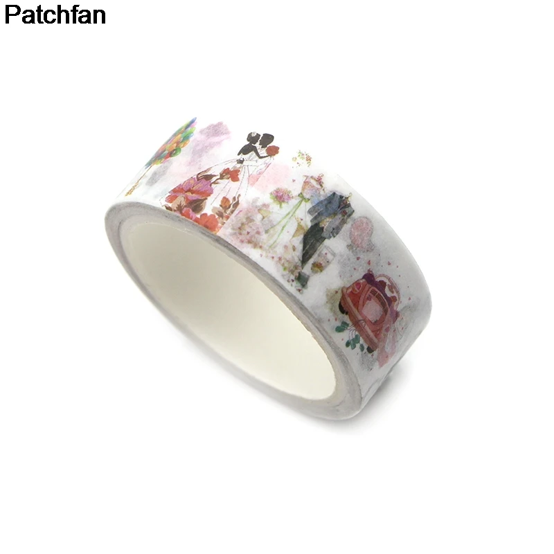 Patchfan Свадебная тема смешной DIY Скрапбукинг клейкая бумага Васи маскирующая лента