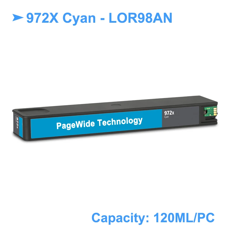 [Сторонний бренд] для HP 972X 972XL сменный чернильный картридж PageWide Pro 352dw 452dn 452dw 377dw 477dn