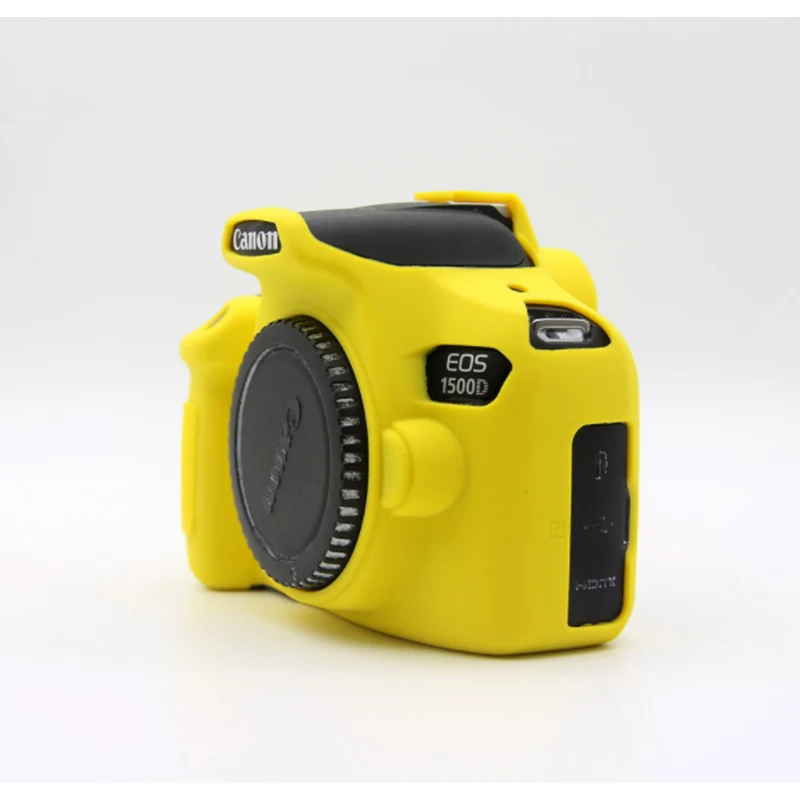 Силиконовый чехол для камеры сумка Canon EOS 1500D 1300D 2000D Rebel T6 T7 Kiss X80 X90 резиновый