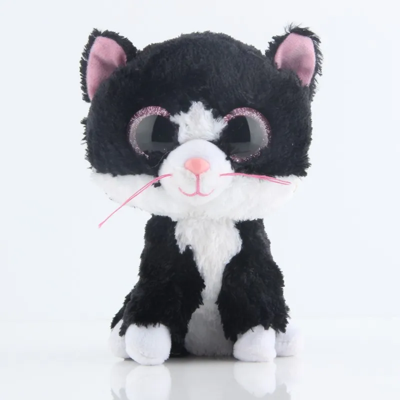 Ty мягкая и плюшевая серия животные коты игрушки для детей 15 см
