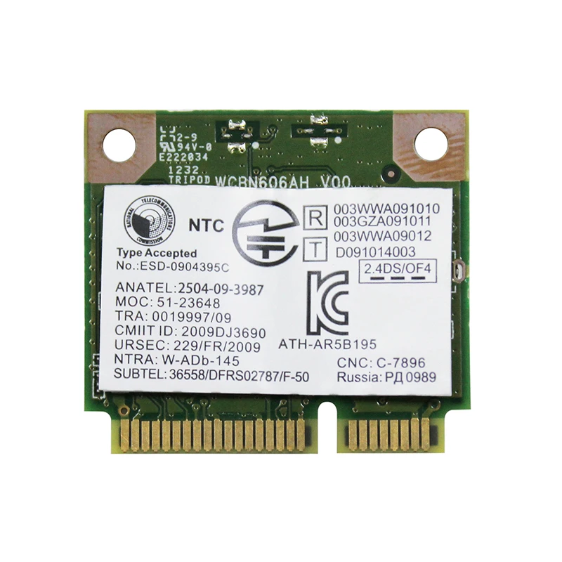 Беспроводные сетевые карты Bluetooth для ноутбука Lenovo Z580 Z485 Z585 S206 S200 S300 S405 S400U G780 AR5B195