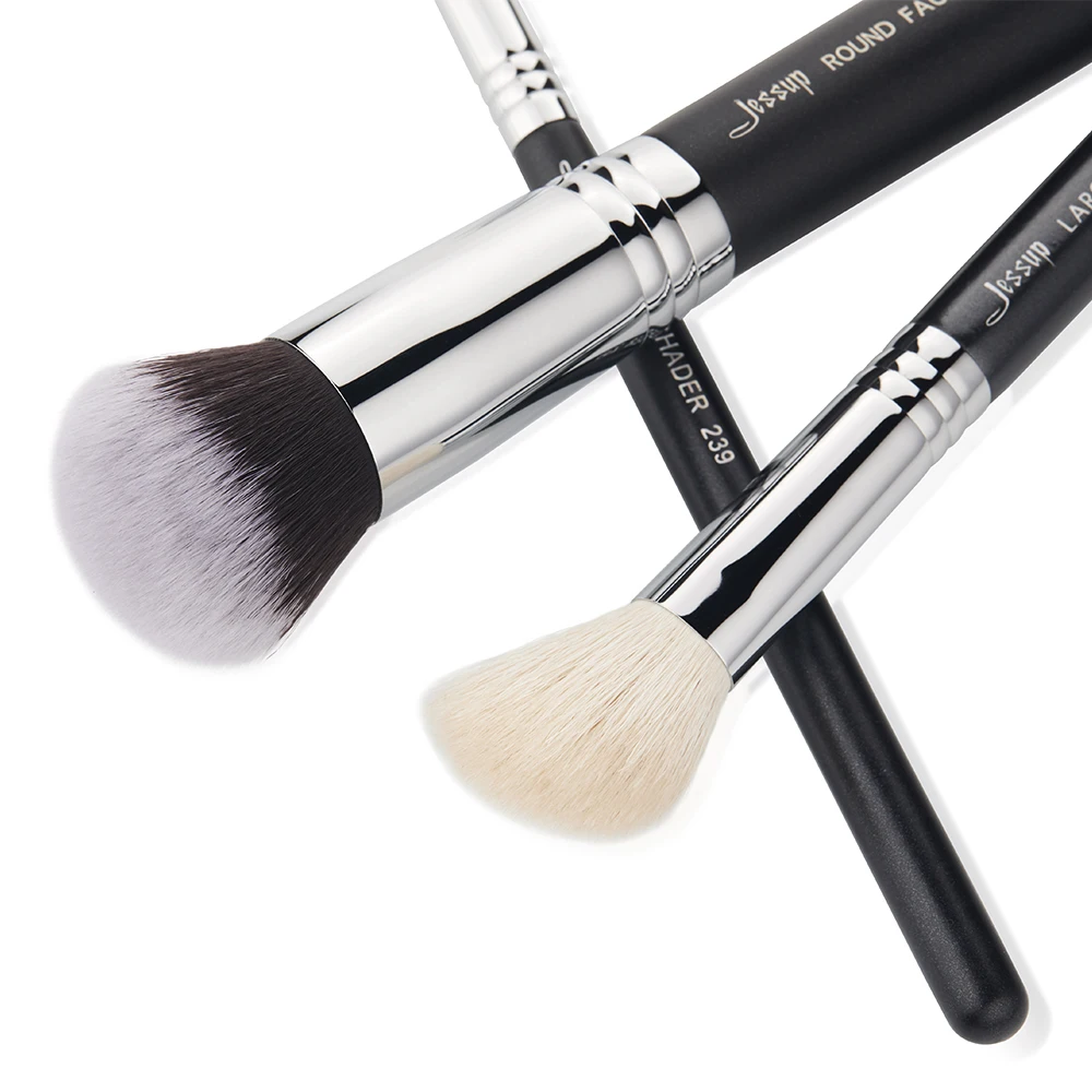 Набор кистей для макияжа Jessup Beauty профессиональный набор из 5 контурных теней лица